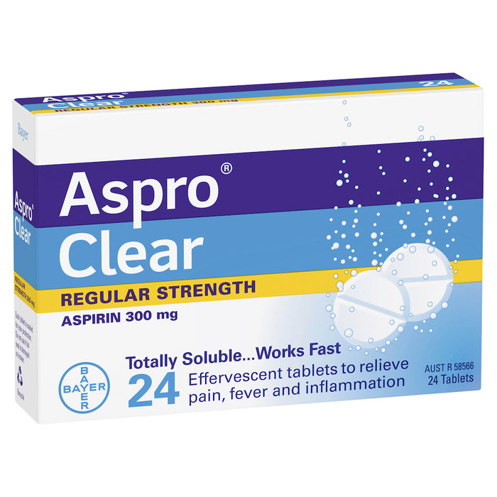 Aspro Clear 300mg Tablets 24