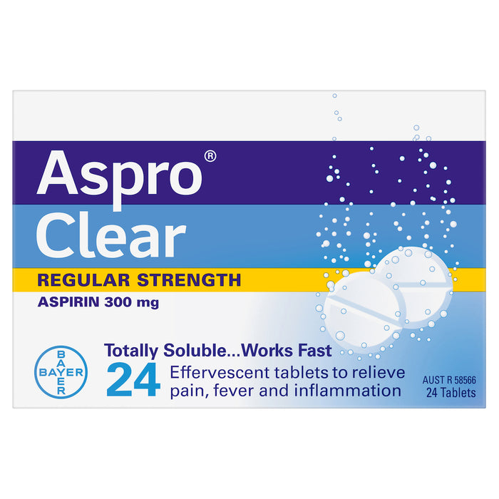 Aspro Clear 300mg Tablets 24