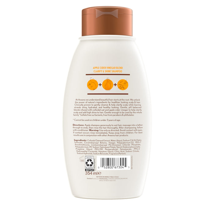 Aveeno Apple Cider Vinegar Blend Shampoo 354ml