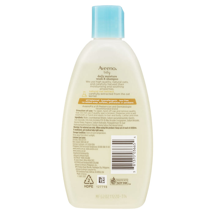 Aveeno Baby Wash & Shampoo 236ml