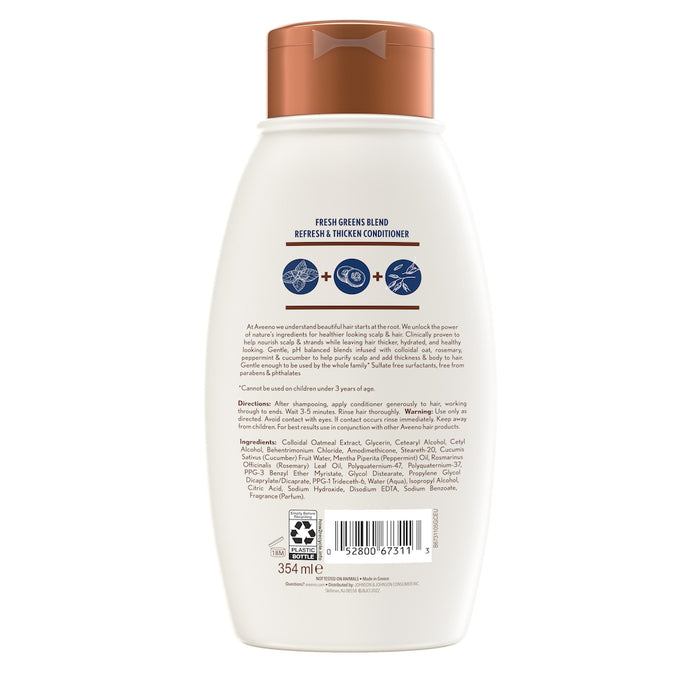 Aveeno Fresh Greens Conditioner 354ml