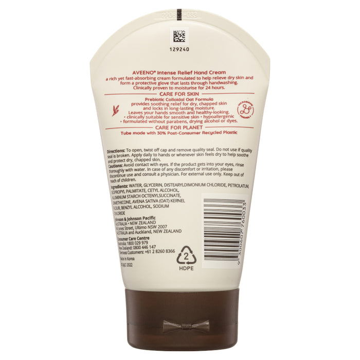 Aveeno Intense Relief Hand Cream 100g