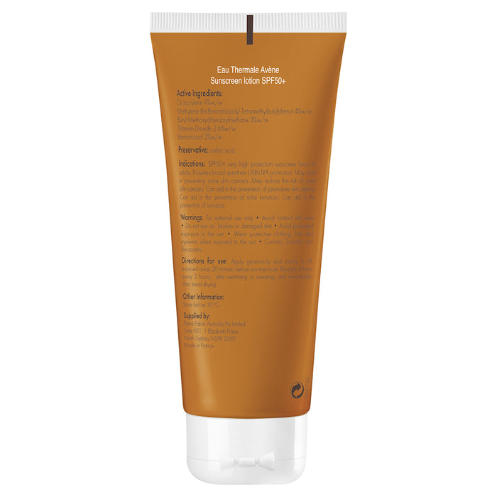 Avene Sunscreen Lotion Face & Body SPF 50+ 100ml