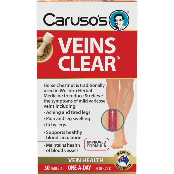 Caruso's Veins Clear Tablets 30