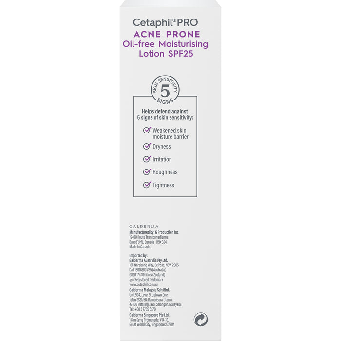 Cetaphil PRO Acne Prone Moisturising Lotion SPF25 118ml.