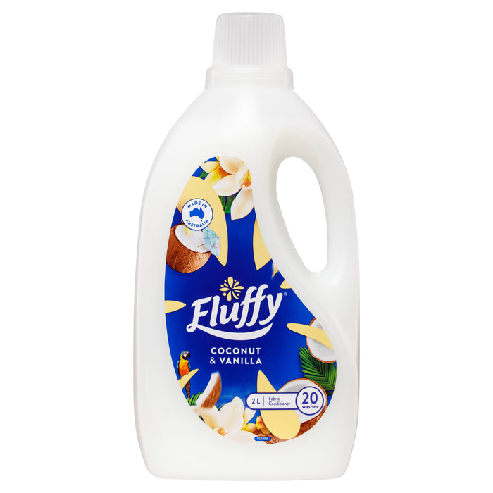 Fluffy Fabric Softener Coconut & Vanilla 2L