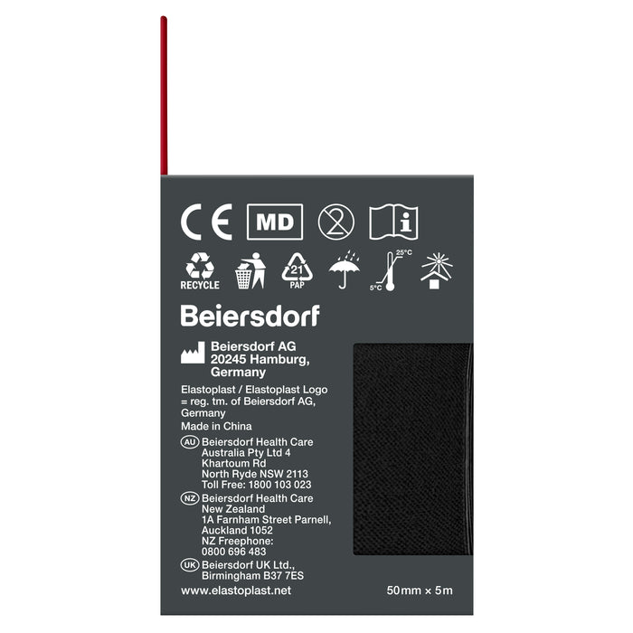 Elastoplast Sport Kinesio Tape 48320 Black 50mm X 5m
