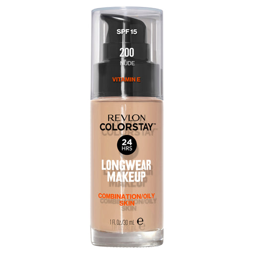 Revlon Colorstay 24 HR Longwear Foundation Combination/Oily Skin Nude 200.