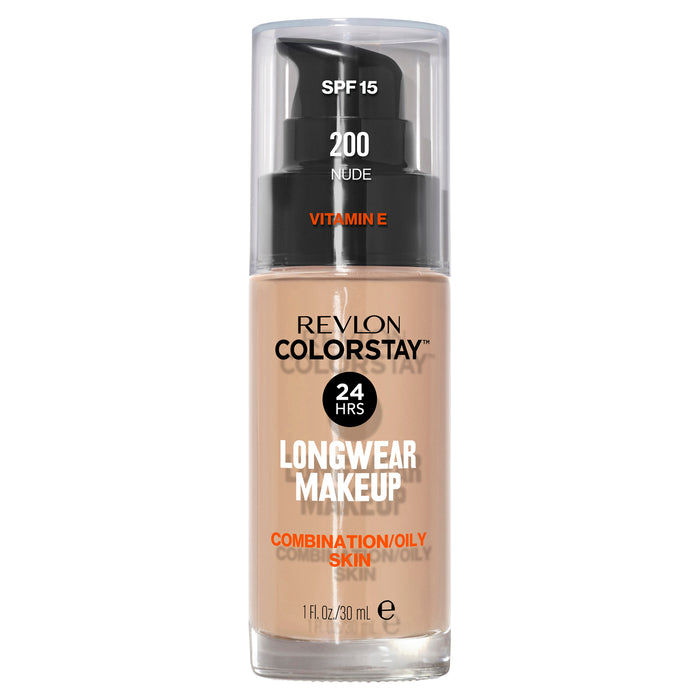 Revlon Colorstay 24 HR Longwear Foundation Combination/Oily Skin Nude 200.