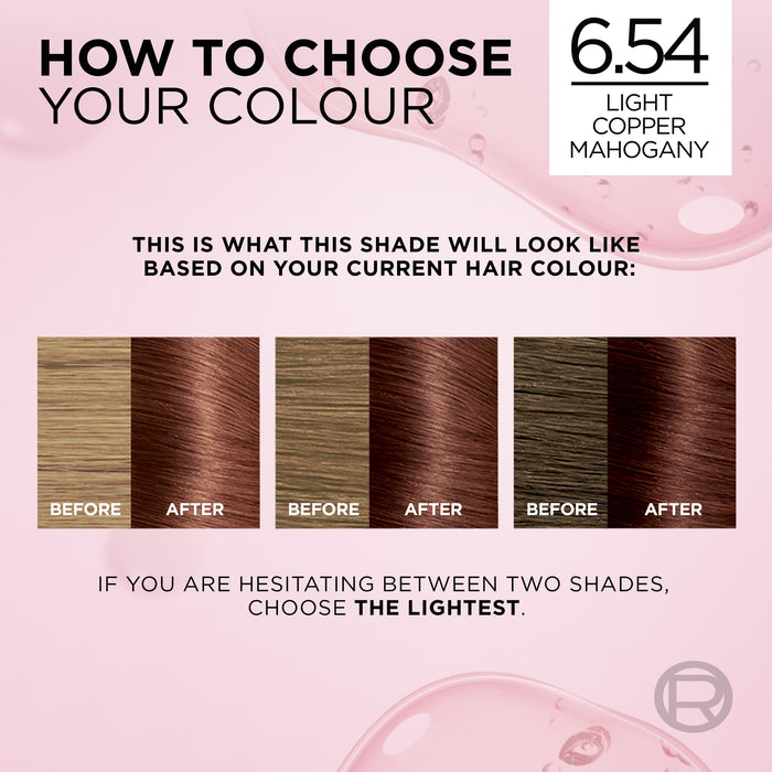 L'Oreal Excellence 6.54 Light Copper Mahogany Brown