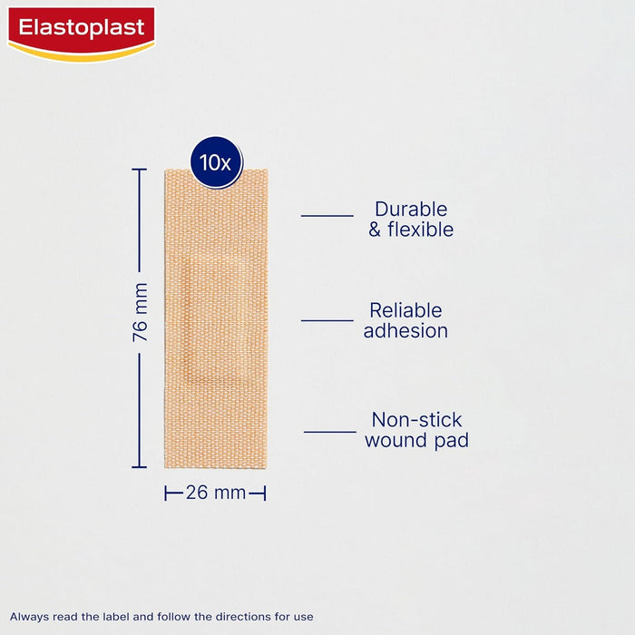 Elastoplast Heavy Fabric Waterproof Extra Large 10