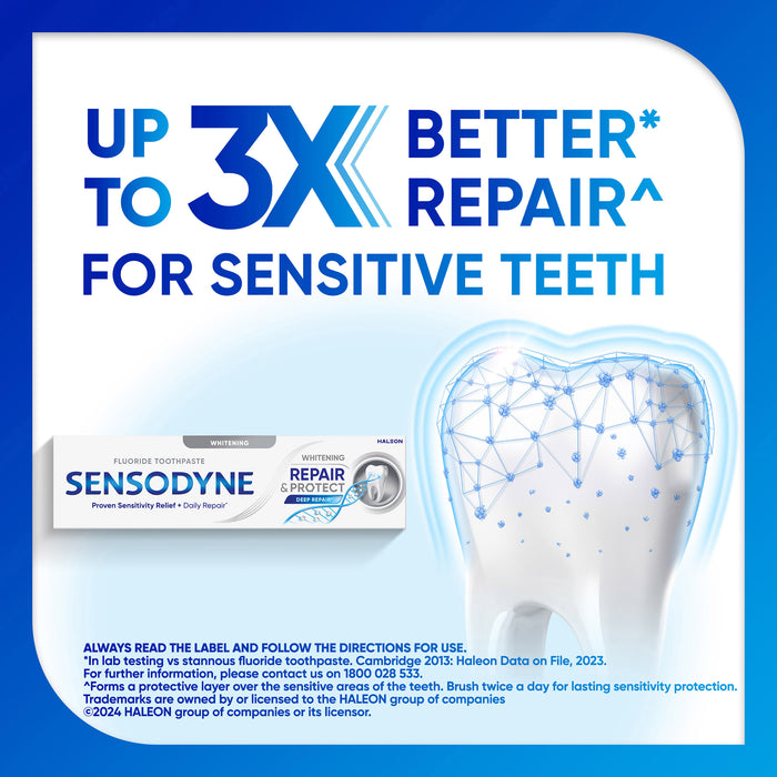 Sensodyne Repair & Protect Whitening Toothpaste 100g.