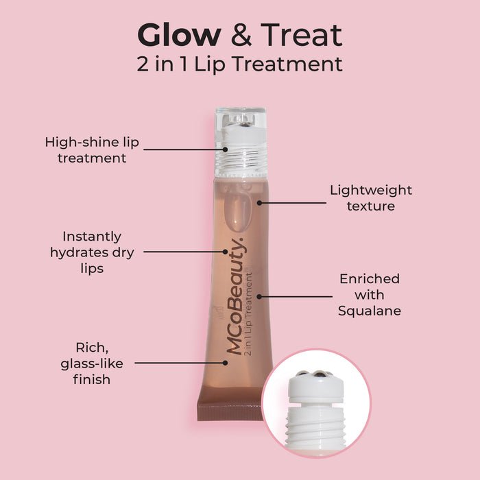 MCo Beauty Glow & Treat 2in1 Lip Treatment Chocolate