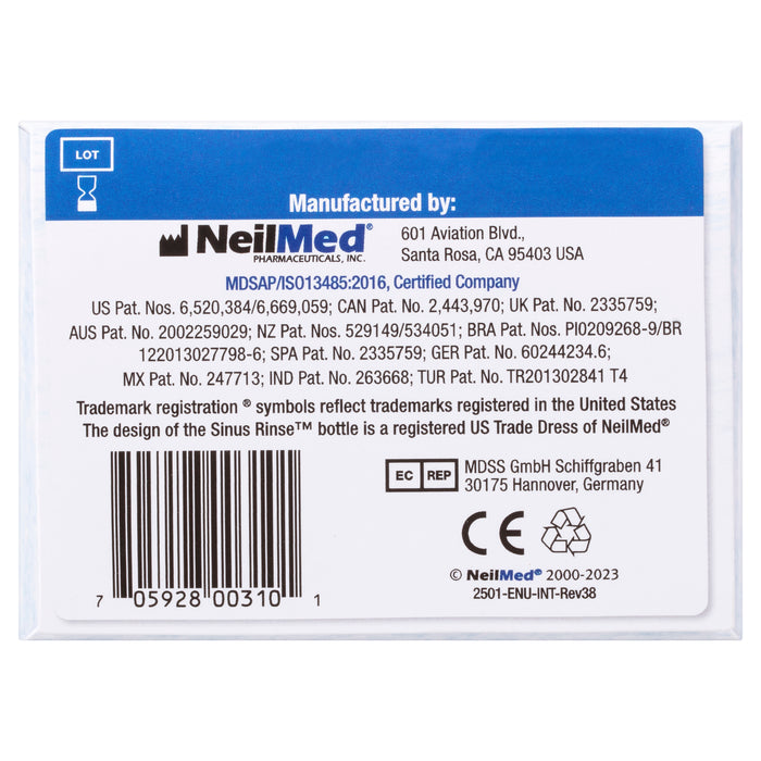NeilMed Sinus Rinse Stater Kit 10 Sachets