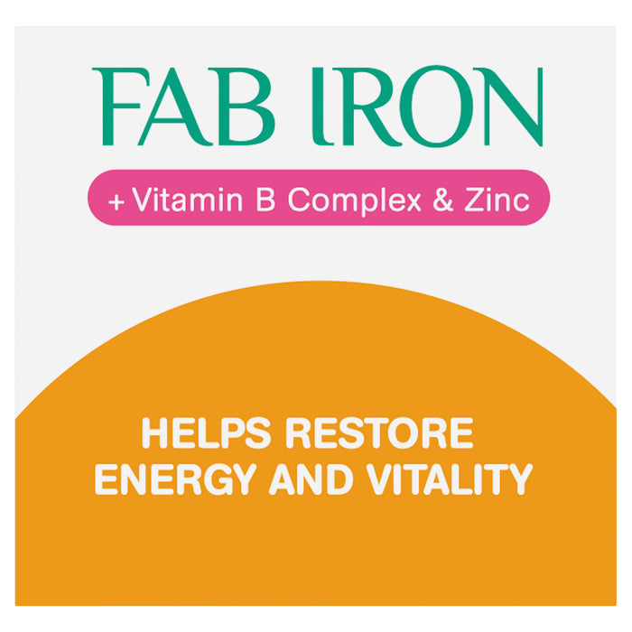 FAB Iron + B Complex + Zinc Capsules 60