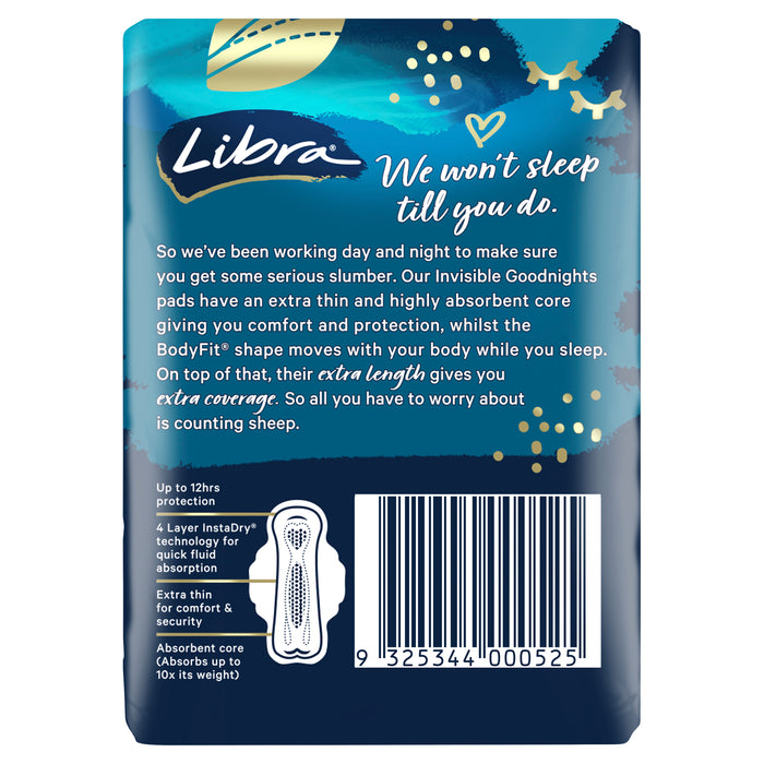 Libra Pad Invis Goodnights 10 x6.