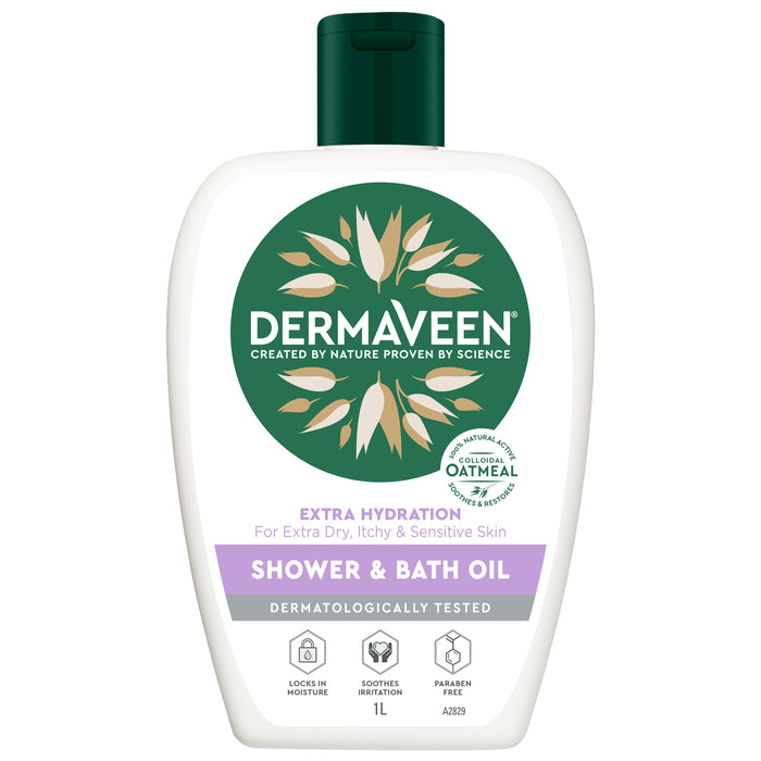 Dermaveen Extra Gentle  Shower & Bath Oil 1 Litre.