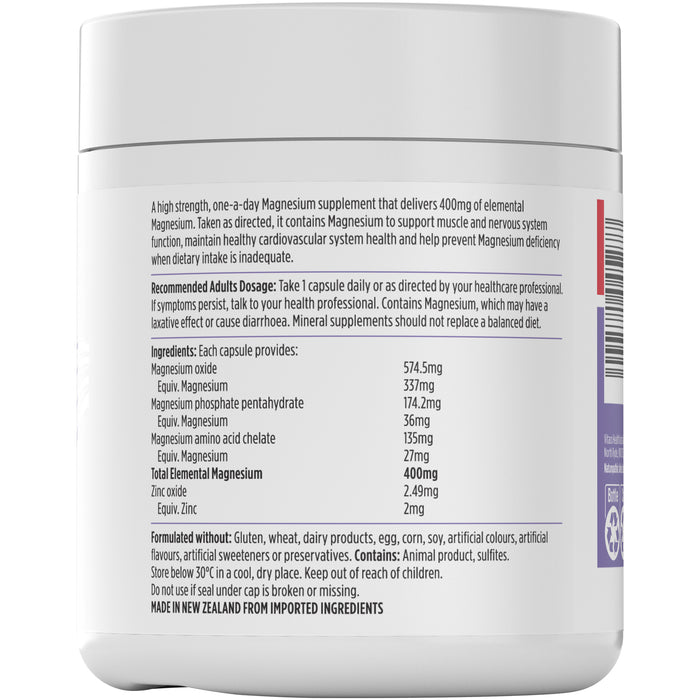 Nutra-Life Magnesium Forte Daily Capsules 200.