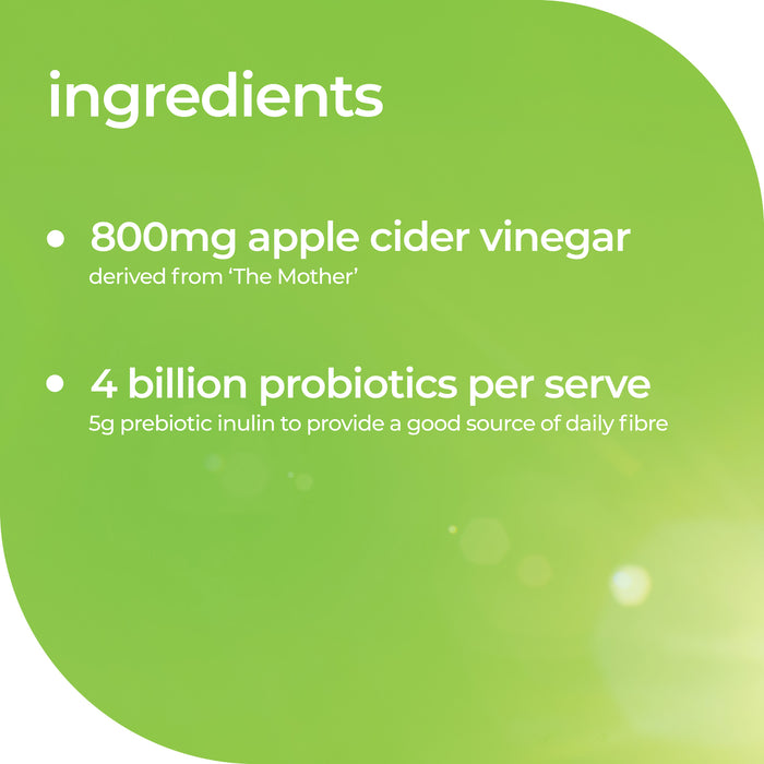 Nature's Way Apple Cidar Vinegar + Probiotic + Prebiotic 50 Adult Vita Gummies