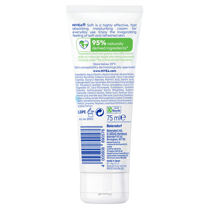 Nivea Refreshingly Soft Creme 75ml.