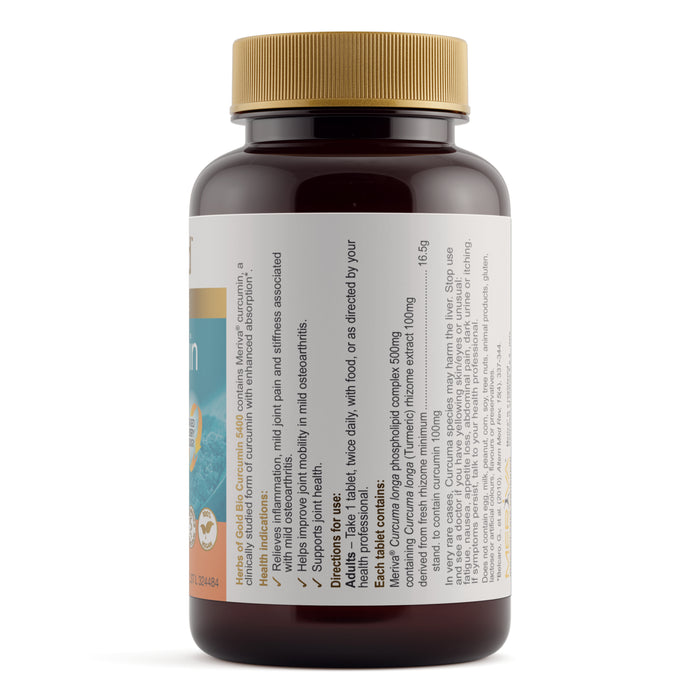 Herbs Of Gold Bio Curcumin 5400 60 Tablets.