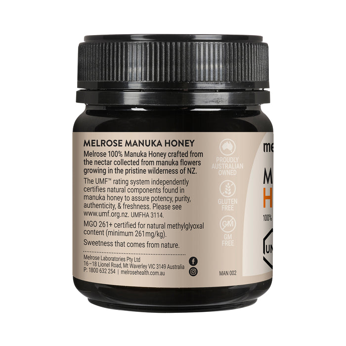 Melrose Manuka honey MGO 261+ (UMF 10+) 250g.