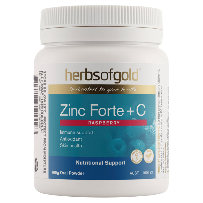 Herbs Of Gold Zinc Forte + C 100g.