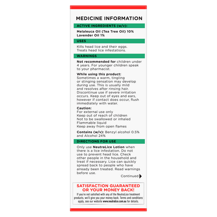 Neutralice Lotion Kit 200ml.