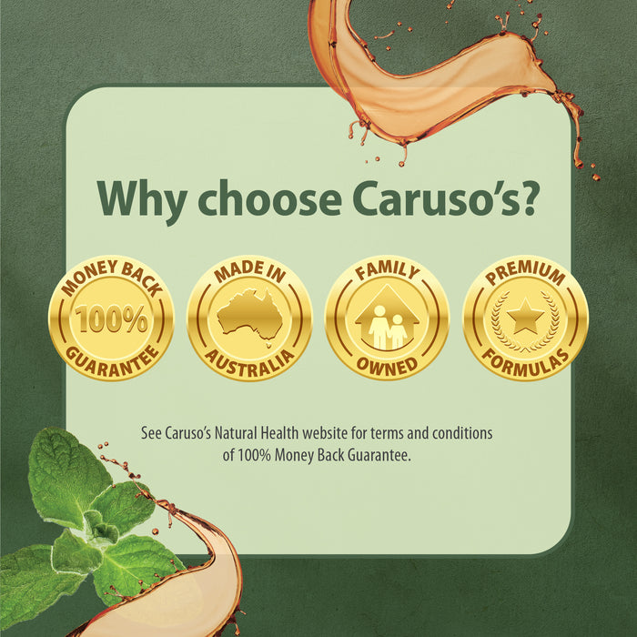 Carusos Organic Oregano Oil 60 vege caps