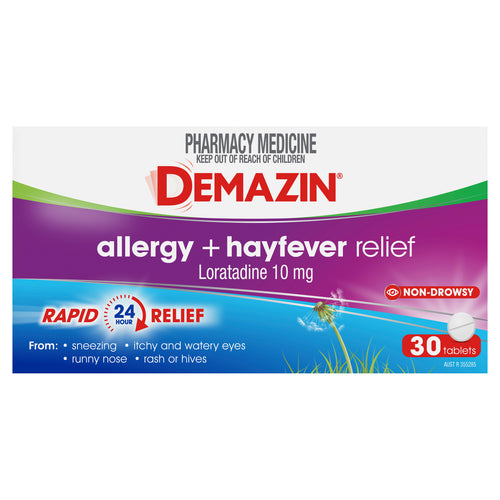 Demazin Allergy + Hayfever 30 Tablets