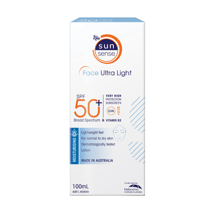 Ego Sunsense Face Ultra Light Spf 50+ 100ml