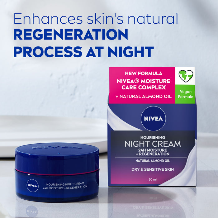 Nivea Daily Essentials 24 Moisture Boost Night Cream Normal/Combination Skin 50ml