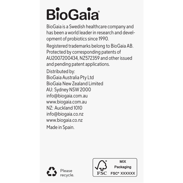 BioGaia Gastrus Pure Action Probiotic 60caps