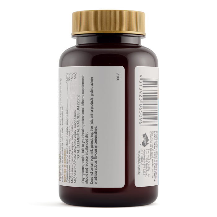 Herbs Of Gold Magnesium Forte 60 Tablets.