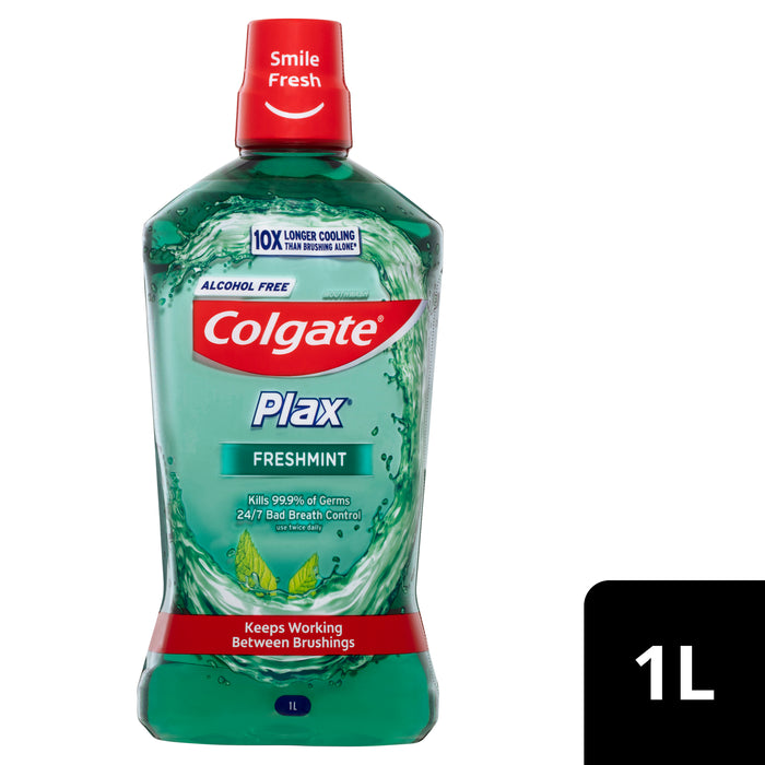 Colgate Plax Mouthwash Freshmint 1 Litre.