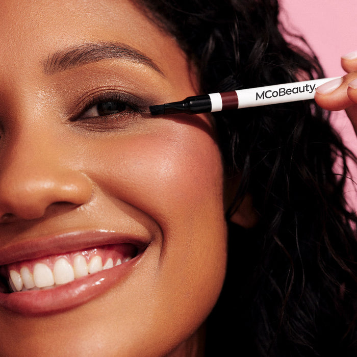 MCo Beauty Dual-Ended Pro Eyeliner Chocolate