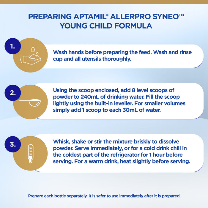 Aptamil AllerproSyneo Stage 3 Infant Formula 900g