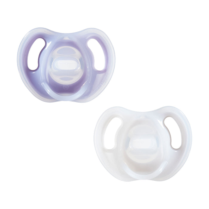 Tommee Tippee Ultra Light Soother 0-6m 2 Pack.