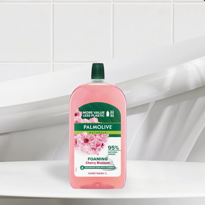 Palmolive Hand Wash Naturals Foaming Cherry Blosson 1  Litre
