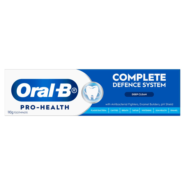 Oral-B Pro Health Complete Defence System Deep Clean Toothpaste 110g.