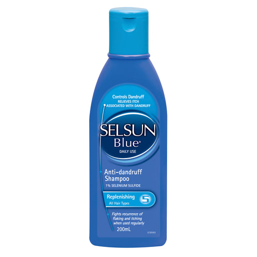 Selsun Blue Replenishing Anti Dandruff Shampoo 200ml.
