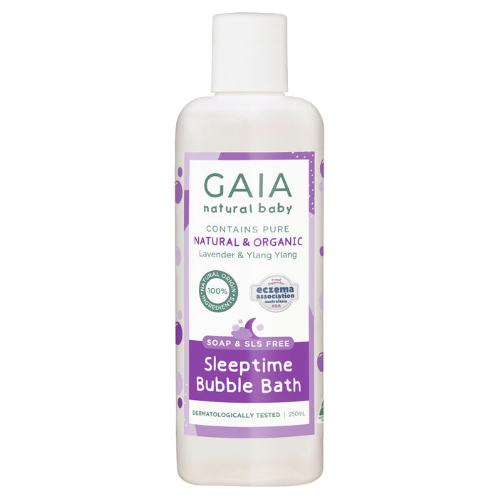 Gaia Natural Baby Sleeptime Bubble Bath 250ml