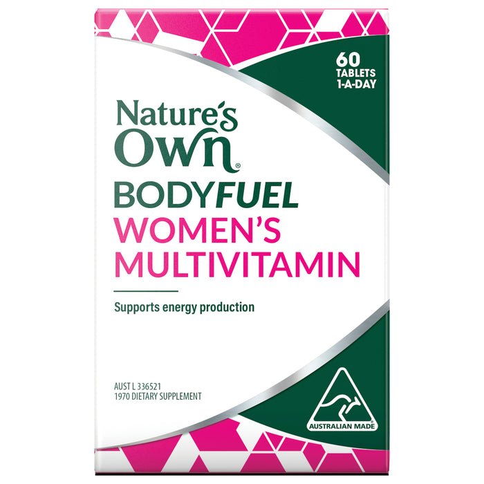 Nature's Own Body Fuel Women Multivitamin 60 Tablets.