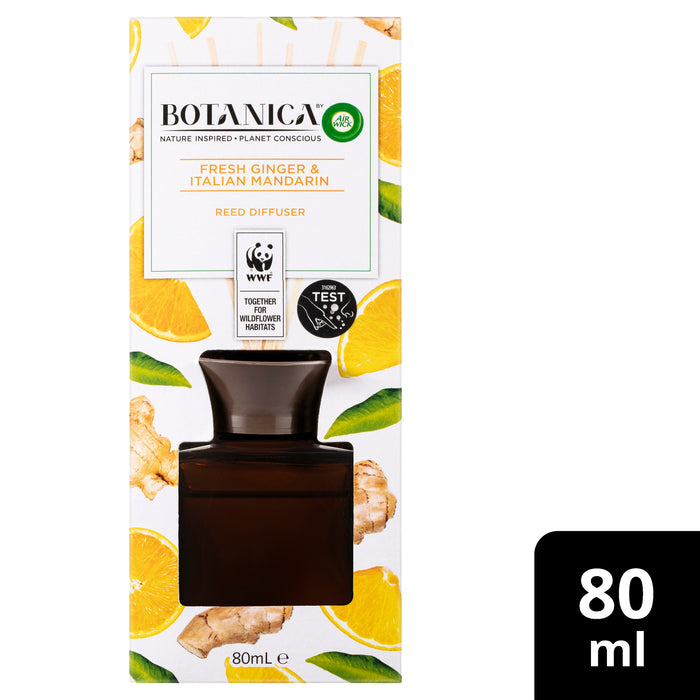 Air Wick Reed Diffuser Botanica Ginger And Italian Mandarin 80ml