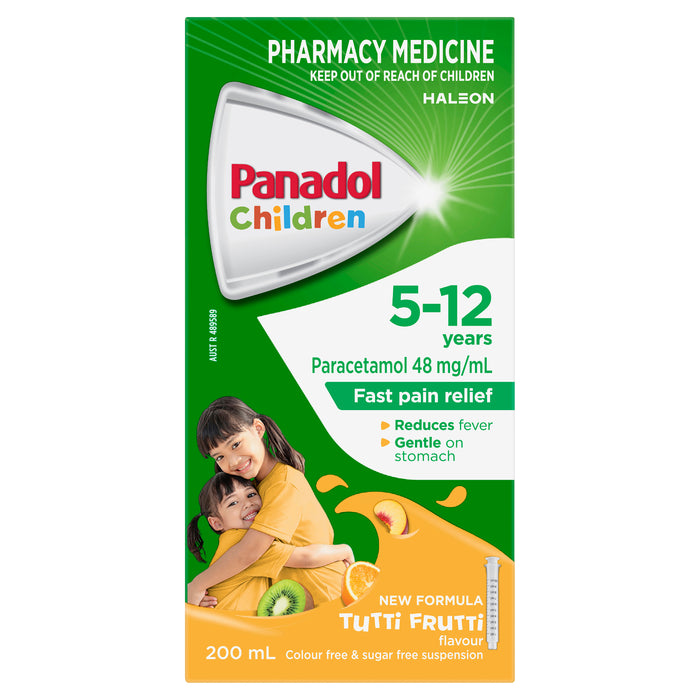 Panadol Child 5-12yrs Tutti Fruitti 200ml