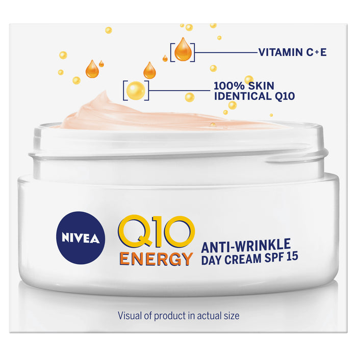 Nivea Anti-Wrinkle Q10 Energy Day Cream 50ml.