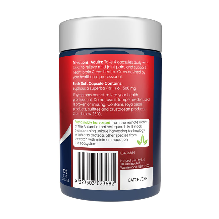 Bioglan Red Krill 500mg 120 Capsules