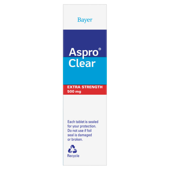 Aspro Clear Extra Strength 500mg Tablets 16