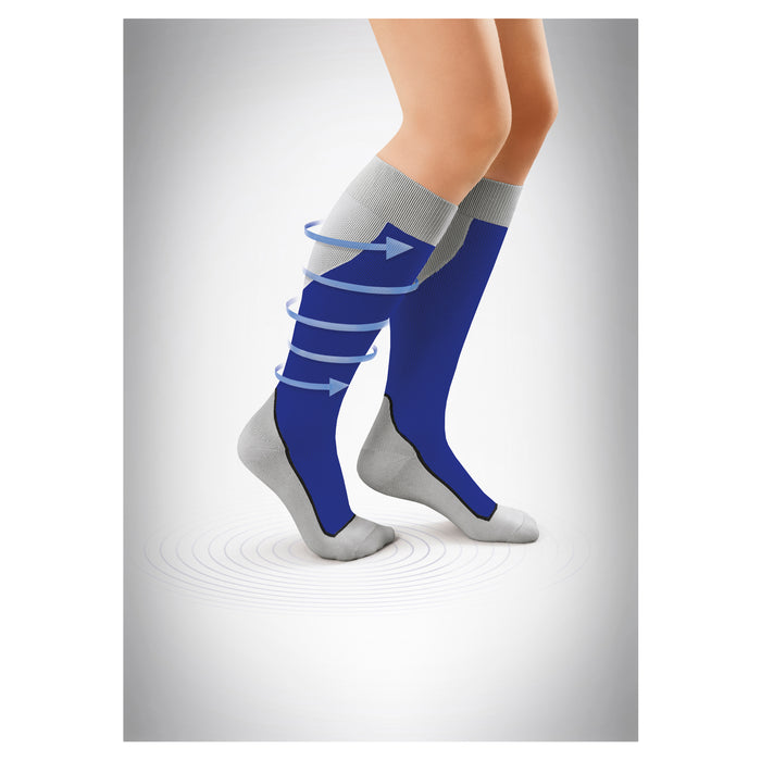 Jobst Sport Knee Medium Royal Blue 15-20 mmHg