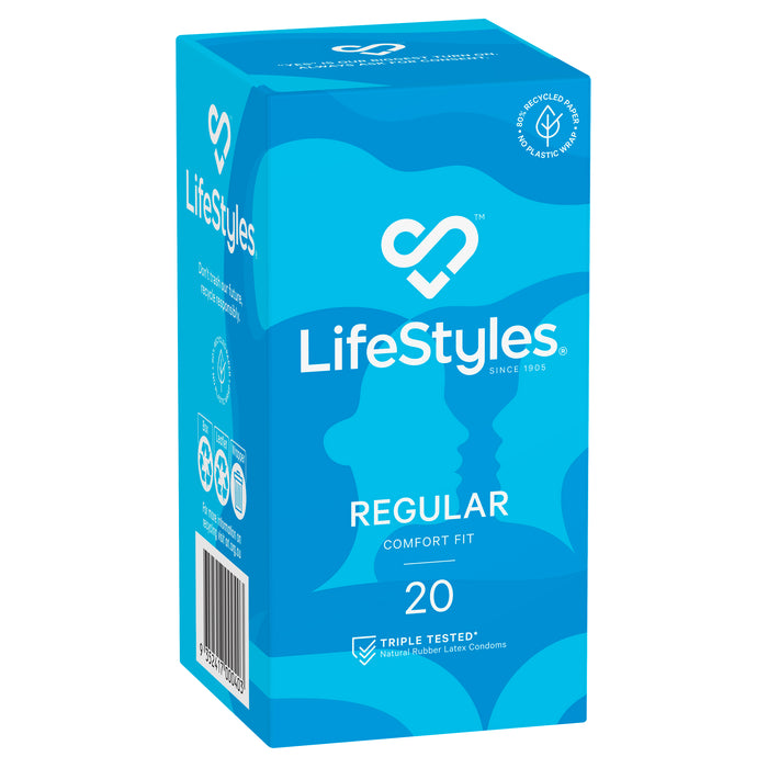 Ansell Lifestyles Condoms  Regular 20 Pack